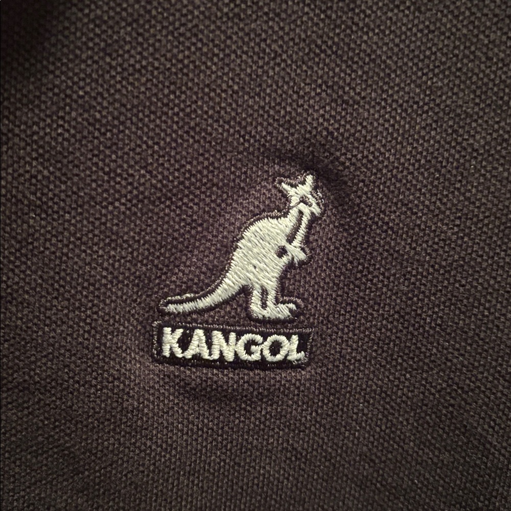 Kangol Cropped Polo Short Sleeve Top, EUC - Picture 6 of 7